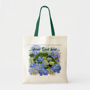 BLUE HYDRANGEA ~ Budget Tote