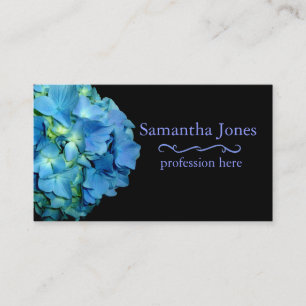 Blue Hydrangea Business Card