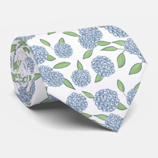 Blue Hydrangea Classic Groomsmen New England Tie