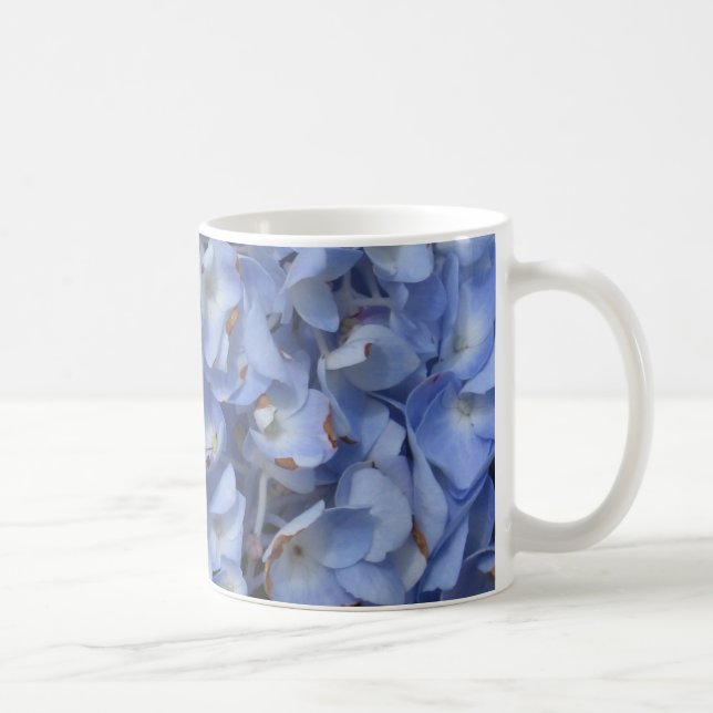 Blue Hydrangea Coffee Mug (Right)