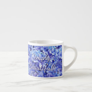 Blue Hydrangea Espresso Cup