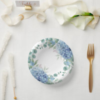 Blue Hydrangea Floral Bridal Shower