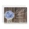 Blue Hydrangea Floral Jar Barn Wood Bridal Shower