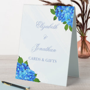 Blue Hydrangea Floral Wedding