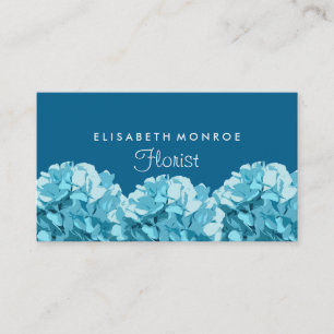 Blue Hydrangea, Floristry Business Card