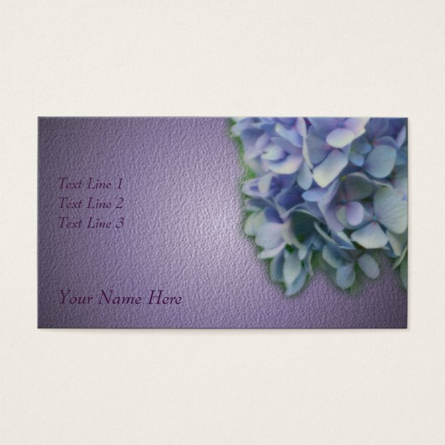 Blue Hydrangea Flower (Front)