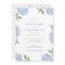 Blue Hydrangea Flower Classic Wedding