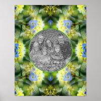 Blue Hydrangea Flower Frame Create Your Own Photo