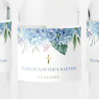 blue hydrangea flowers Baptism