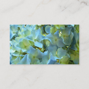 Blue Hydrangea Flowers Floral Flower Photo Business Card