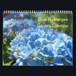 Blue Hydrangea Garden Calendar Floral Botanical<br><div class="desc">Blue Hydrangea Garden CALENDARS, Change the DATE to any Year and Month, HYDRANGEA FLOWERS Calendars, Hydrangeas Flowers Calendar, Gift Calendars, Christmas Gifts, OFFICE ART, Corporate Client Git Calendars, Artwork Calendars, White Pink Purple Blue Hydrangeas, Botanical Floral Flower Wall Calendars, Garden Landscapes. BASLEE TROUTMAN FINE ART COLLECTIONS. Bookmark this site for...</div>