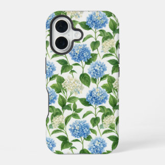 Blue Hydrangea Garden | Watercolor Floral iPhone  16 Case