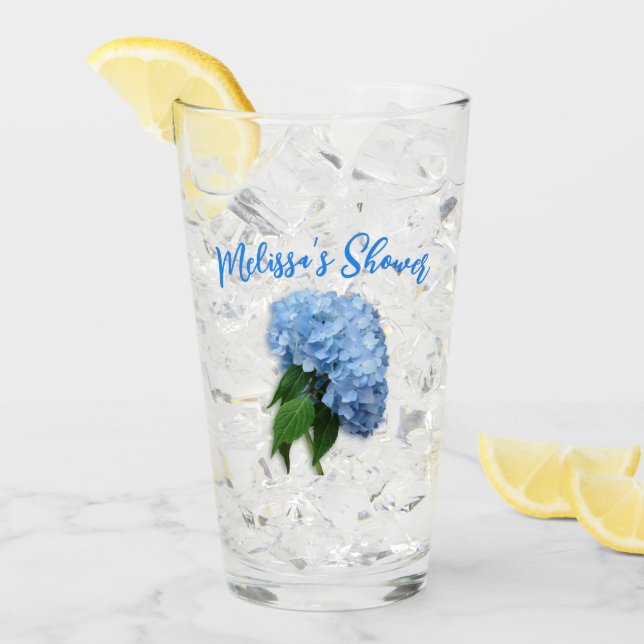 Blue Hydrangea Glass (Front Ice)