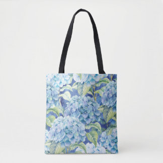 Blue Hydrangea go everywhere tote Bag