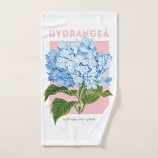Blue Hydrangea Hand Towel