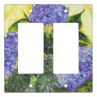Blue Hydrangea Light Switch Cover