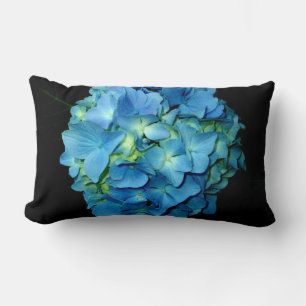 Blue Hydrangea Lumbar Cushion
