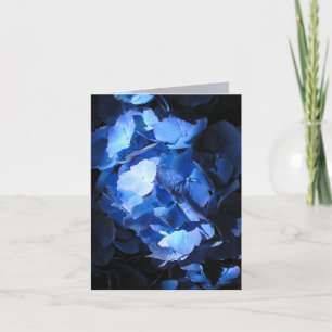 Blue Hydrangea - Note Card