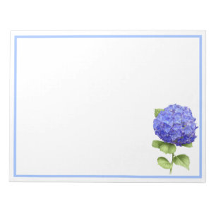 Blue Hydrangea Notepad