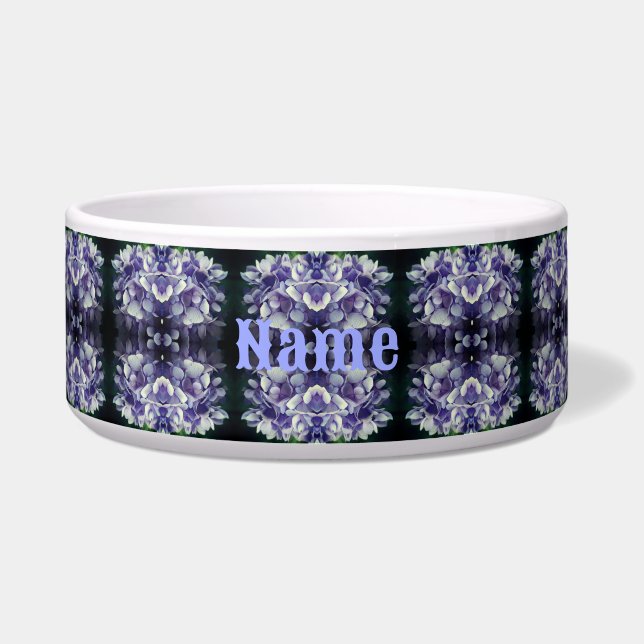 Blue Hydrangea Petals Abstract Personalised (Front)