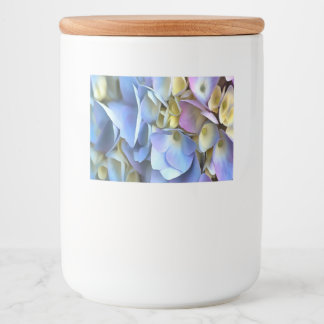 Blue Hydrangea Shrub Artistic Bossom Food Label