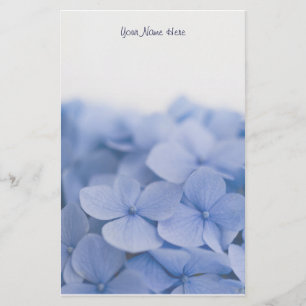 Blue Hydrangea Stationery