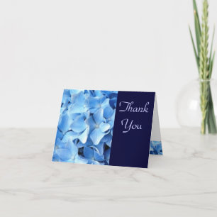 Blue Hydrangea Thank You Card 4