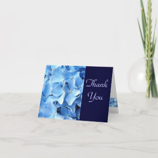 Blue Hydrangea Thank You Card 5