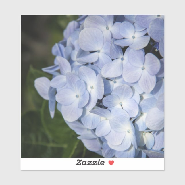 Blue Hydrangea Vinyl Sticker (Sheet)