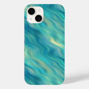 Blue Hydrangea Wavy Texture Case-Mate iPhone 14 Case