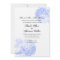Blue Hydrangea Wedding Invitation