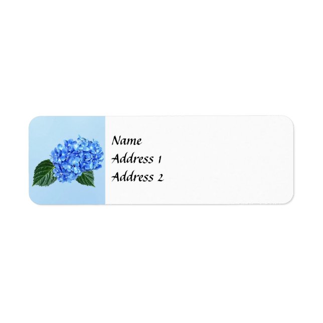 Blue Hydrangea Wedding Products (Front)
