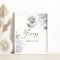 Blue Hydrangeas baby shower Favours