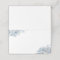 Blue Hydrangeas Blank Wedding Folded Place Card