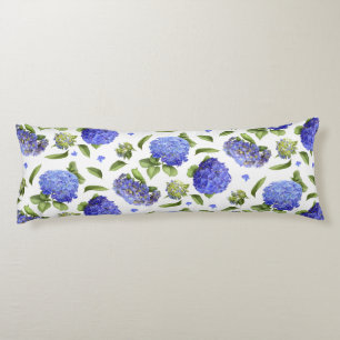 Blue Hydrangeas Body Cushion
