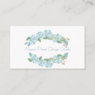 Blue Hydrangeas Business Card