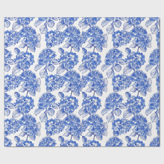 Blue Hydrangeas Collection Gift Wrap
