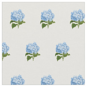 Blue Hydrangeas Fabric