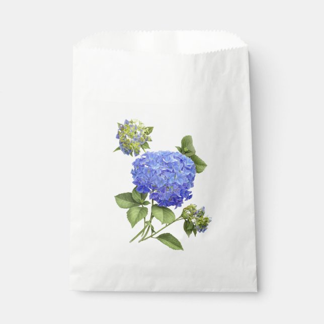 Blue Hydrangeas Favour Bags (Front)