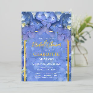 Blue Hydrangeas Floral Bridal Shower