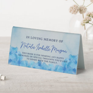Blue Hydrangeas Floral Life Celebration Memory