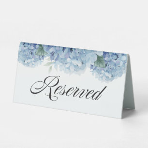 Blue Hydrangeas Floral Reserved