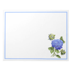 Blue Hydrangeas Notepad