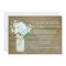 Blue Hydrangeas Rehearsal Rustic Country Mason Jar