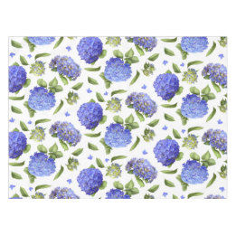 Blue Hydrangeas Tablecloth