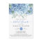 Blue Hydrangeas Watercolor Floral Bridal Shower In