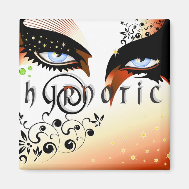 Blue Hypnotic Eyes Make Up Magnet (Front)