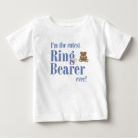 Blue I’m The Cutest Ring Bearer Ever Wedding