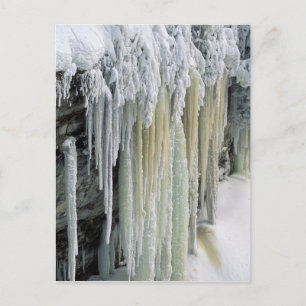 Blue Ice and Ground Water Run Off; Tahquamenon Postcard