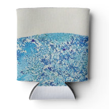 Blue Ice Can Cooler